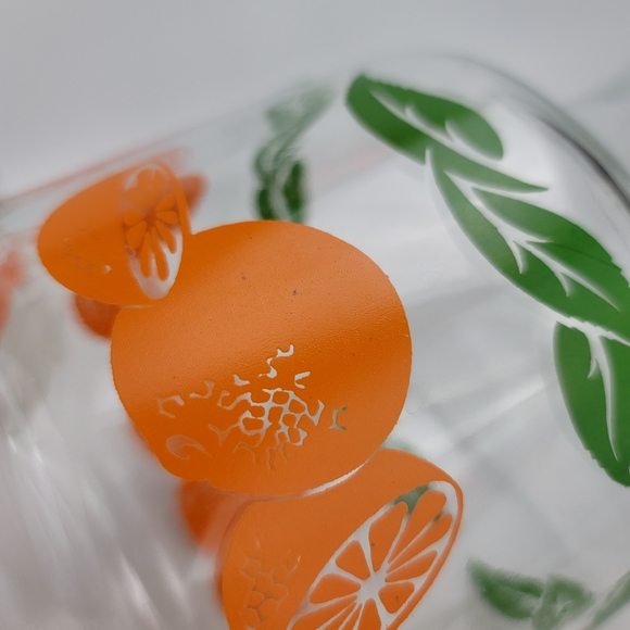 (2) Vtg Anchor Hocking Glass Orange Juice Carafe - Picture 10 of 12